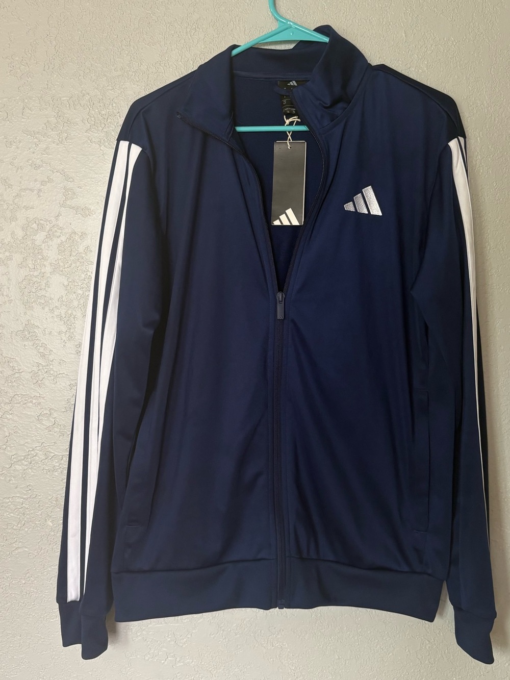 Men’s adidas classic nwt blue jacket